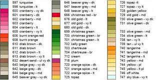 Dmc Diamond Painting Color Chart 2019