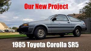 1985 toyota corolla sr5 ae86 chassis