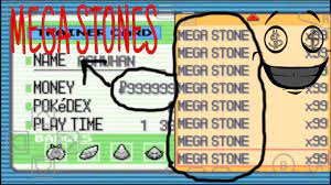 Pokemon Mega Light Platinium Cheat Codes(mega stone,complete pokedex etc) -  YouTube