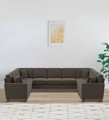 Buy Riley Velvet 11 Seater Corner Sofa