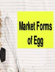 market forms of egg pdf market forms