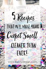 5 carpet freshener recipes will make