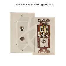 Tv Phone Combination Jack Wall Plate