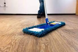 clean drywall dust off wood floors