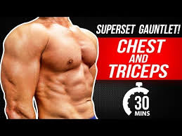 chest triceps workout muscular