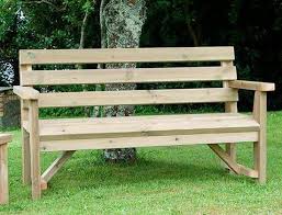 Rustic Garden Bench Sustainable Furniture