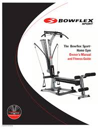 bowflex sport owner s manual pdf