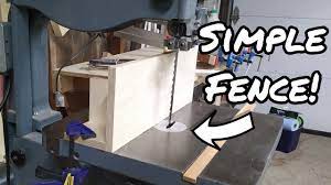 quick and easy bandsaw fence you