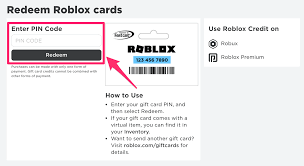 how to redeem a roblox gift card in 2