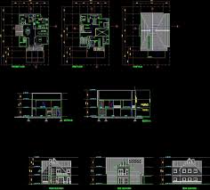 bungalow 2 y dwg plan for autocad