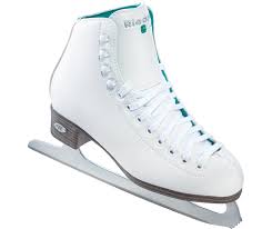 Riedell Ice Skates Opal 10 White Junior Girls Set