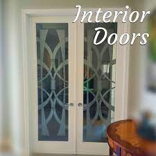 Interior Doors Etched Glass Doors Florida