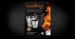 The flame genie pellet fire pit burns about 8 lbs. Flame Genie Sell Sheet