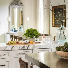 Marble meets oak wood in this sideboard to create an elegant coastal farmhouse accent in your dining room. Built In Sideboard Cabinet Design Ideas