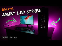 Xiaomi Yeelight Led Strips Review Make Gaming Desk Cool By Lights Youtube