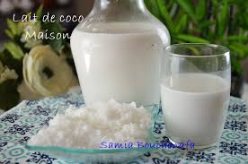 lait de coco naturel home made le