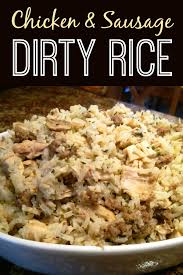 en sausage dirty rice