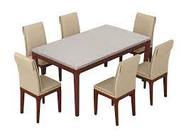 Terrene 6 Seater Dining Table Set