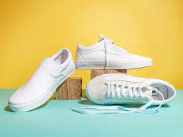 how to clean white vans or converse at home
