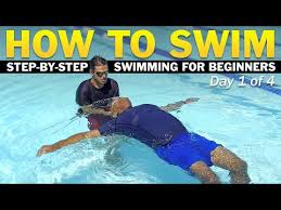 day 1 beginner swimming lessons