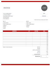 Get Work Invoice Template Free Word Pics