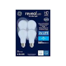 Ge Reveal 60 Watt Eq A19 Color Enhancing Dimmable Led Light Bulb 4 Pack In The General Purpose Led Light Bulbs Department At Lowes Com
