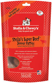 Stella Chewy S Stella Chewys Raw Freeze Dried Dog Beef 16 Oz Super Beef