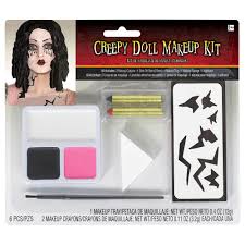 party centre creepy doll makeup kit