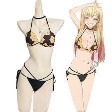 Inspired by My Dress-up Darling Marin Kitagawa Anime Cosplay Costumes  Japanese Cosplay Suits Bra Tanga For Women's 2023 - US $58.49