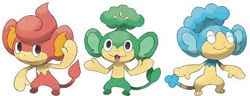 Pansear Pansage And Panpour Super Cute Pokemon Games