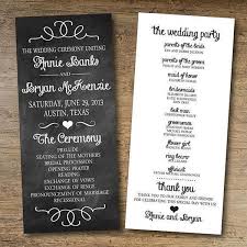 Papers And Ink Top Wedding Program Templates Everafterguide