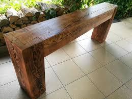 Console Table Made Of Old Solid Wood