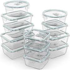 24 Pc Glass Food Storage Containers