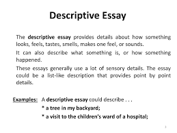ppt descriptive essay powerpoint
