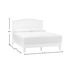 stylewell colemont white wood queen bed