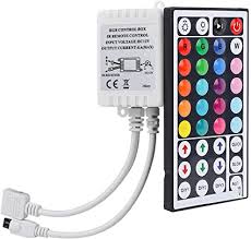 Amazon Com Supernight Led Strip Light Remote Controller 24 Key Button 4 Pin Wireless Control Ir Remote For Dc 12v Rgb Rope Lighting Musical Instruments