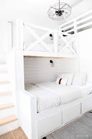 Diy Built In Bunk Beds With Stairs