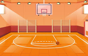 basketball court indoor background