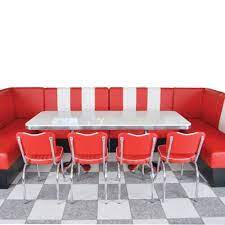 restaurant booth used in retro or