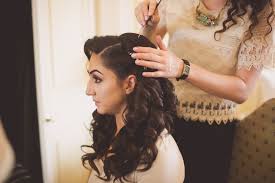 bridal and wedding hair styling and