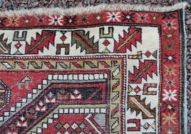 antique caucasian shirvan rug bird