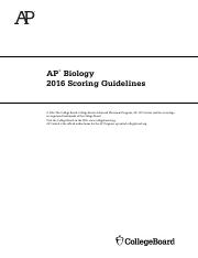 ap biology scoring guide line ap