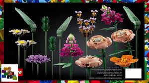 This lego flower bouquet will go along perfectly with the lego bonsai tree! Lego Instructions Creator Expert 10280 Flower Bouquet Youtube
