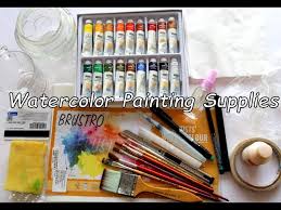 Materials For Watercolor Painting