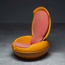 orange garden egg chair lounge chair by