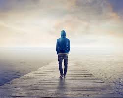 sad man walking alone hd wallpaper
