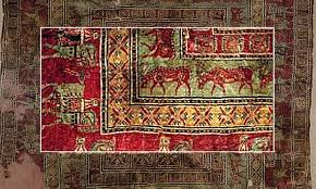 pazyryk carpet found in scythian tomb