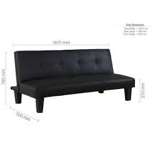 franklin black sofa bed wilko