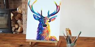 'Bold Stag' Painting workshop & Afternoon Tea...