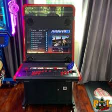 modern arcade sit down red black 3300
